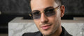 3-Piece Rimless Unbreakable Sunglasses for Men