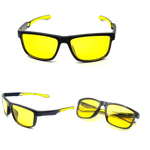 HD Polarized Night Vision Sunglasses – UV400 Anti-Glare Driving Shades