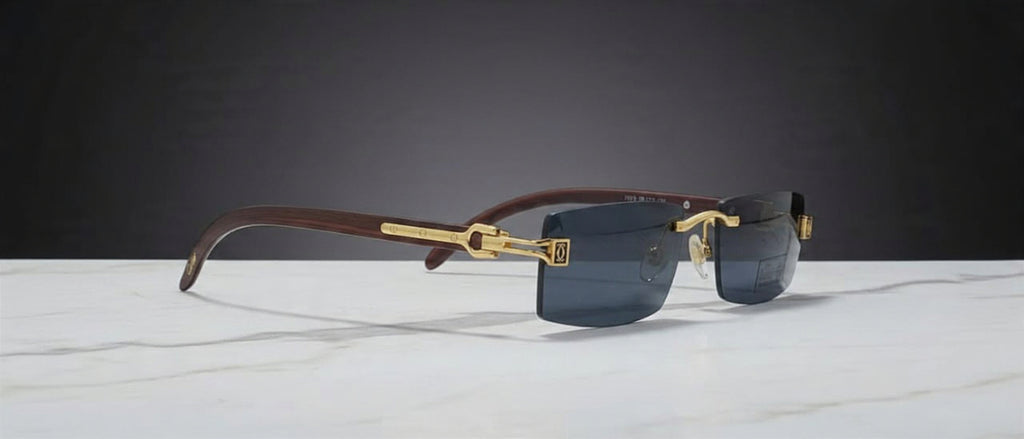 3-Piece Rimless Unbreakable Sunglasses for Men