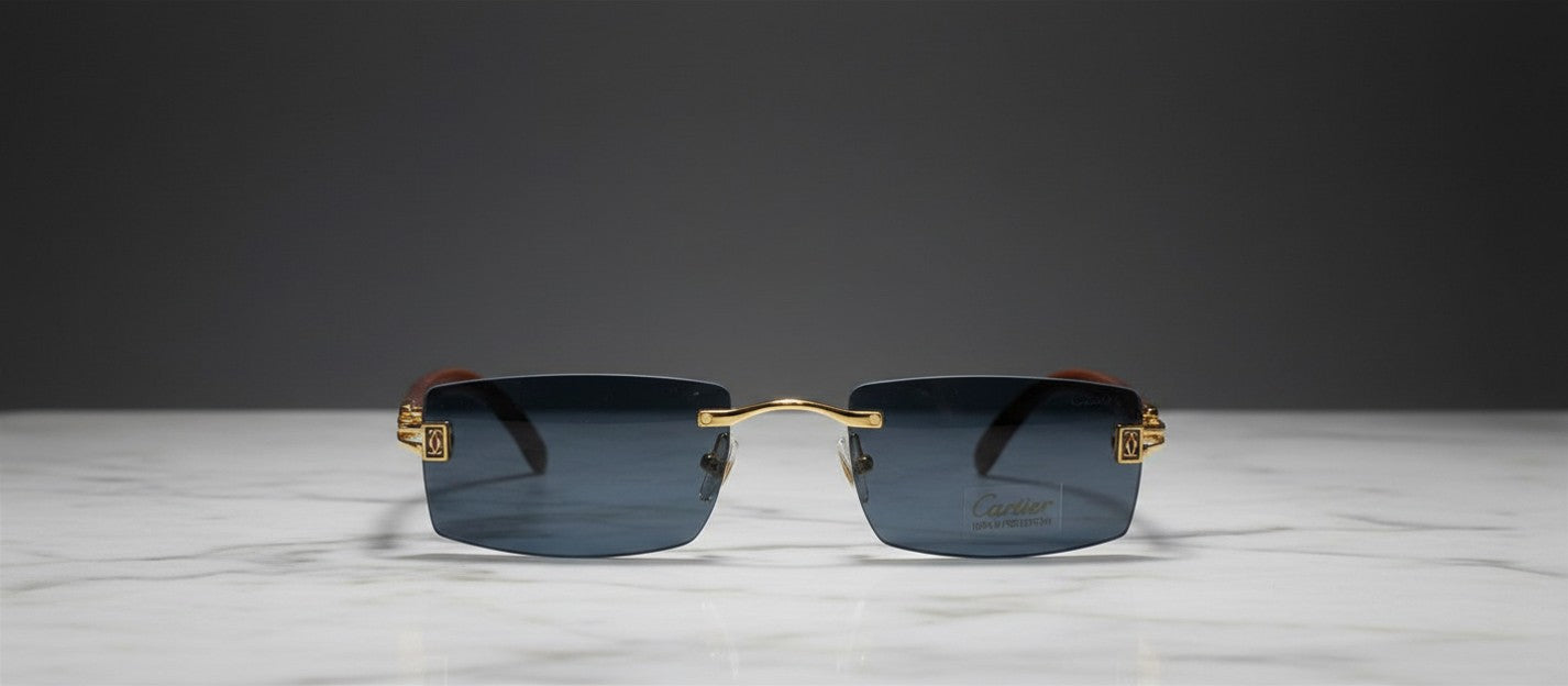 3-Piece Rimless Unbreakable Sunglasses for Men